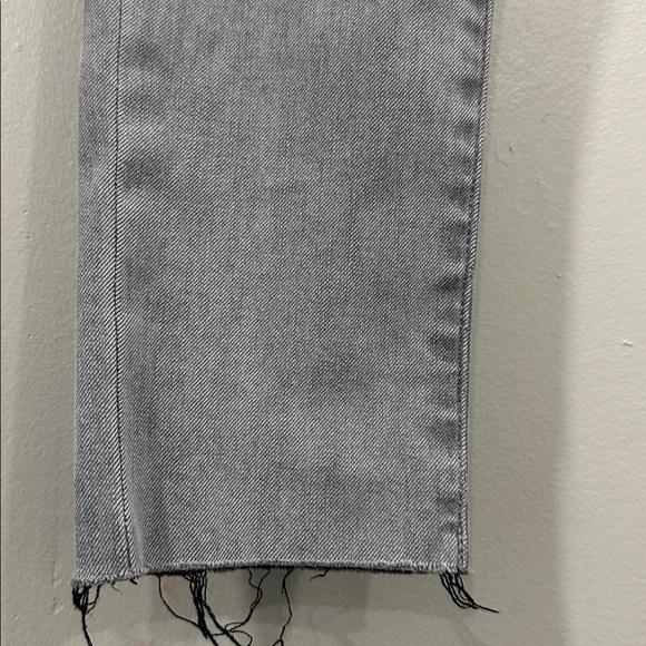 Express Skinny Mid-Rise Button Fly 4-Way Hyper Stretch Grey Jeans, Size 6R - Picture 7 of 13